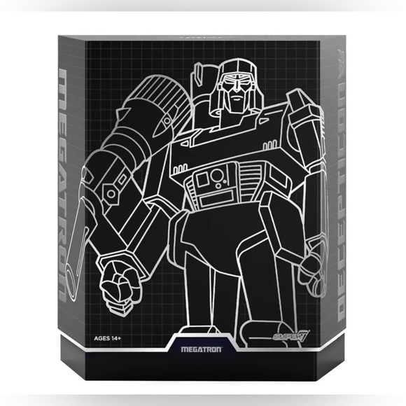 Super7 Transformers Ultimates 8" MEGATRON Decepticon Figure 2023 - NEW - Picture 2 of 4